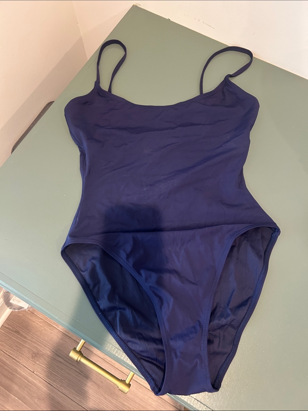 Anne Cole Studio size 10 Classic Navy One-Piece Swimsuit EUC!!